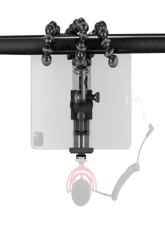 جوبي حامل JOBY GripTight Tablet PRO 2 GorillaPod – يدعم الأجهزة اللوحية بعرض يصل إلى 23.5 سم/9.25 بوصة – صغير الحجم، متين، مثالي للسفر، العمل من المنزل، مشاهدة الفيديوهات، مكالمات الفيديو، التدوين المرئي، إنشاء محتوى الصور/الفيديو - Image 3